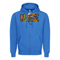 True Royal nurse western Zipper Hoodie - RacoonDesign