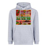 Heather Grey latino seamless pattern Heavyweight Hoodie - BundleAndBundleShop