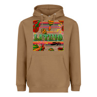 Toasted Coconut latino seamless pattern Heavyweight Hoodie - BundleAndBundleShop