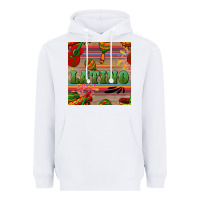 White latino seamless pattern Heavyweight Hoodie - BundleAndBundleShop