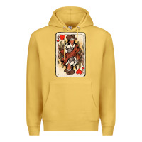 Antique Gold queen of hearts cowgirl Premium Hoodie - NancyCooperArtShop