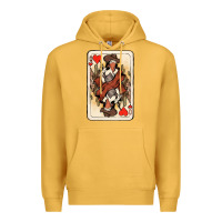 Mustard queen of hearts cowgirl Premium Hoodie - NancyCooperArtShop