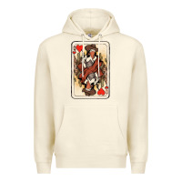 Sandshell queen of hearts cowgirl Premium Hoodie - NancyCooperArtShop