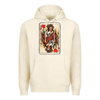 Tofu queen of hearts cowgirl Premium Hoodie - NancyCooperArtShop