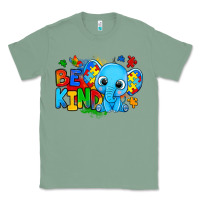 Sage be kind autism elephant Classic Tee - Zillion Design Studio