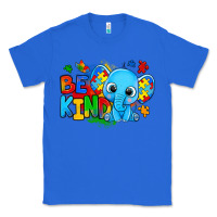 True Royal be kind autism elephant Classic Tee - Zillion Design Studio