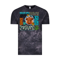 Cloud Black highland cattle Vintage Tee - texasbilliewilder