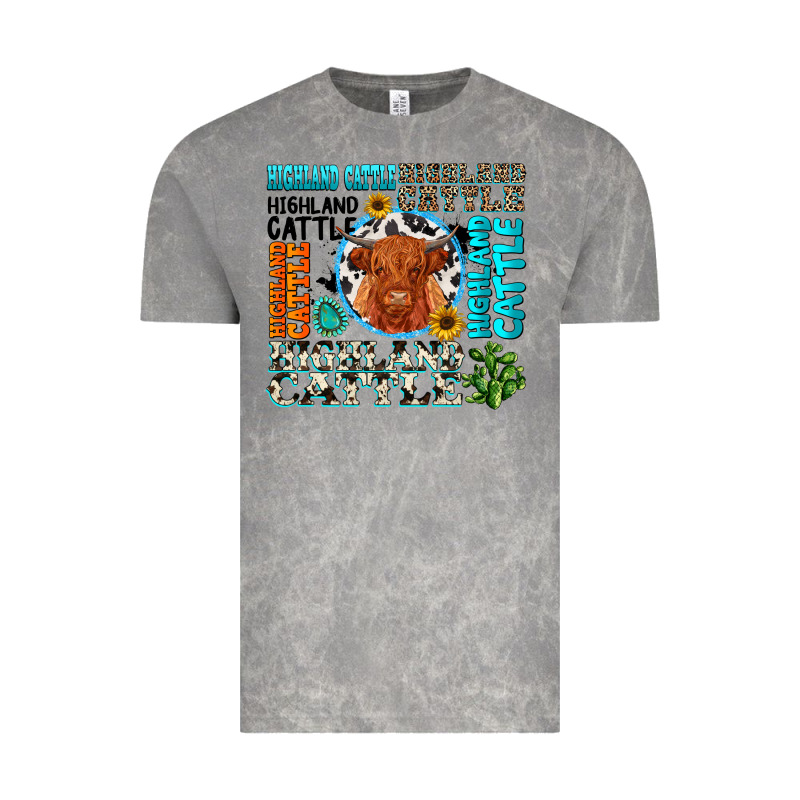 Highland Cattle Vintage Tee by texasbilliewilder | Teevron