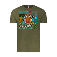 Vintage Olive highland cattle Vintage Tee - texasbilliewilder