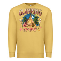 Antique Gold glamping crew Premium Sweatshirt - NancyCooperArtShop