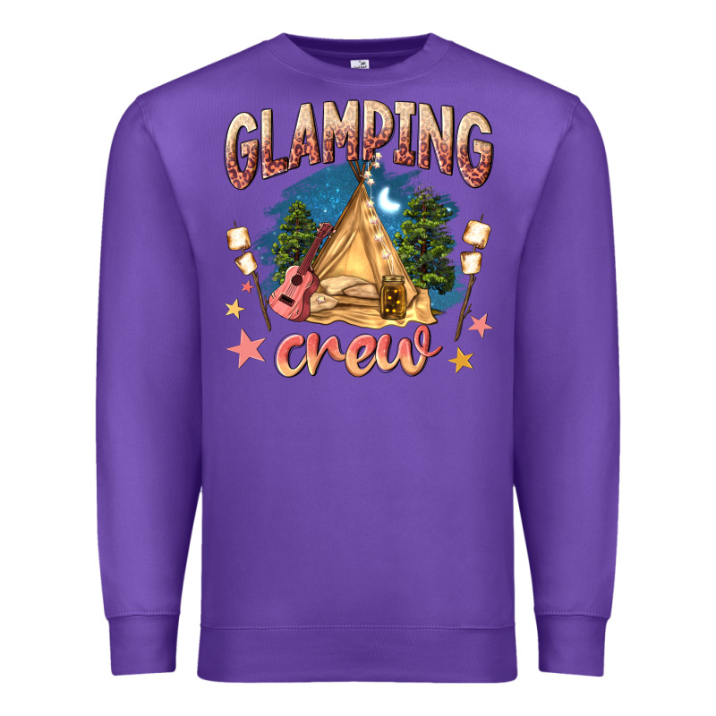 Glamping Crew Premium Sweatshirt by NancyCooperArtShop | Teevron