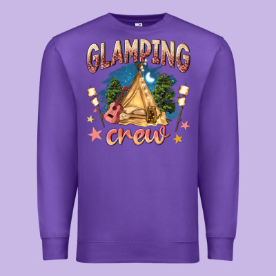Glamping Crew Premium Sweatshirt Designed By Nancycooperartshop