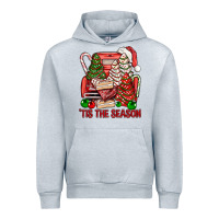 Heather Grey Tis The Season Christmas Cakes Truck Urban Hoodie - BundleAndBundleShop