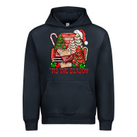 Navy Tis The Season Christmas Cakes Truck Urban Hoodie - BundleAndBundleShop