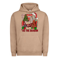 Pigment Burro Tis The Season Christmas Cakes Truck Urban Hoodie - BundleAndBundleShop