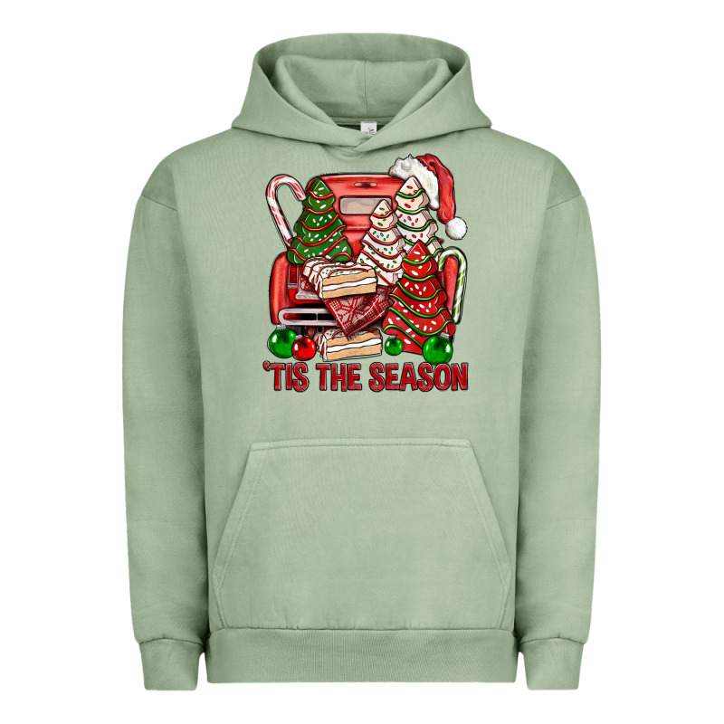 Tis The Season Christmas Cakes Truck Urban Hoodie by BundleAndBundleShop | Teevron