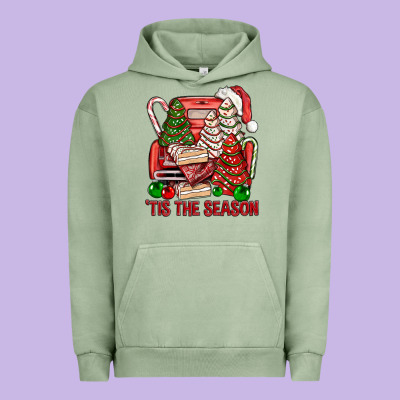 Tis The Season Christmas Cakes Truck Urban Hoodie Designed By Bundleandbundleshop