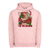 Pigment Salmon Tis The Season Christmas Cakes Truck Urban Hoodie - BundleAndBundleShop