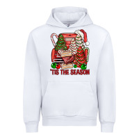 White Tis The Season Christmas Cakes Truck Urban Hoodie - BundleAndBundleShop