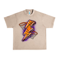 French Oak basketball lightning bolt Urban Heavy Tee - Zillion Design Studio