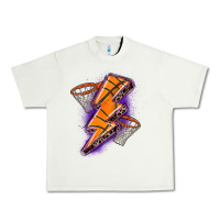 Pistachio basketball lightning bolt Urban Heavy Tee - Zillion Design Studio