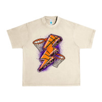 Sandshell basketball lightning bolt Urban Heavy Tee - Zillion Design Studio