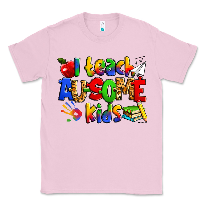 I Teach Ausome Kids Autism Teacher Classic Tee by Zillion Design Studio | Teevron