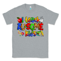 Heather Grey i teach ausome kids autism teacher Classic Tee - Zillion Design Studio