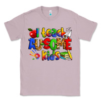 Lilac i teach ausome kids autism teacher Classic Tee - Zillion Design Studio