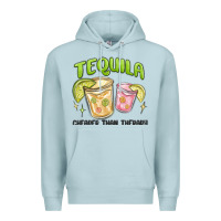 Blue Mist tequila cheaper than therapy Premium Hoodie - MaliasSmallBusiness