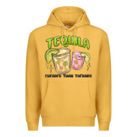 Mustard tequila cheaper than therapy Premium Hoodie - MaliasSmallBusiness