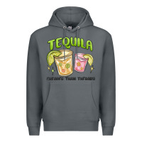 Rock tequila cheaper than therapy Premium Hoodie - MaliasSmallBusiness