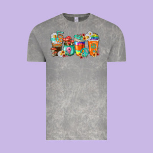 Hippie Coffee Cups Vintage Tee Designed By Texasbilliewilder