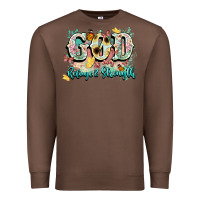 Chestnut god is my refugee and strength Premium Sweatshirt - NancyCooperArtShop