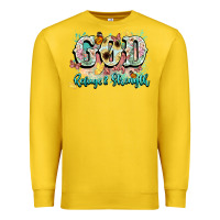 Lemon god is my refugee and strength Premium Sweatshirt - NancyCooperArtShop