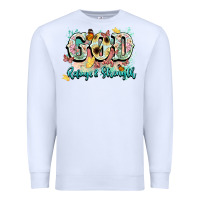 White god is my refugee and strength Premium Sweatshirt - NancyCooperArtShop