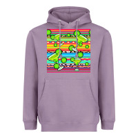 Lavender margarita serape seamless pattern Heavyweight Hoodie - BundleAndBundleShop
