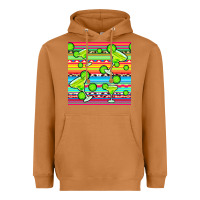 Meerkat margarita serape seamless pattern Heavyweight Hoodie - BundleAndBundleShop