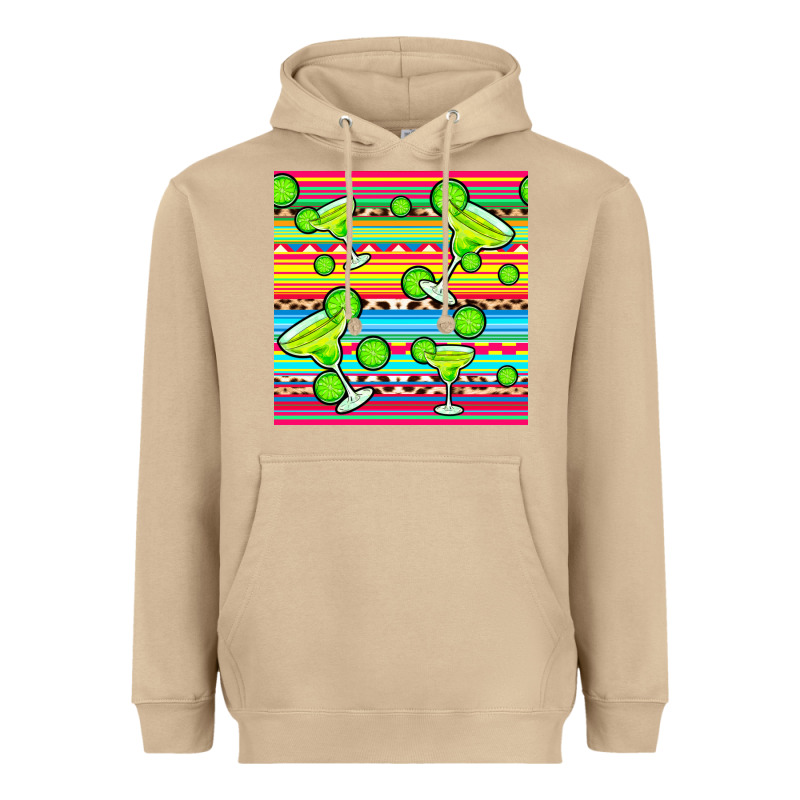 Margarita Serape Seamless Pattern Heavyweight Hoodie by BundleAndBundleShop | Teevron