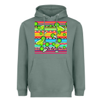 Sage margarita serape seamless pattern Heavyweight Hoodie - BundleAndBundleShop