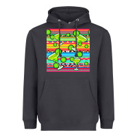 Smoke margarita serape seamless pattern Heavyweight Hoodie - BundleAndBundleShop