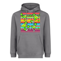 Storm margarita serape seamless pattern Heavyweight Hoodie - BundleAndBundleShop