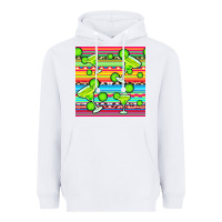 White margarita serape seamless pattern Heavyweight Hoodie - BundleAndBundleShop