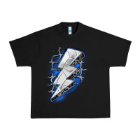Black volleyball lightning bolt Urban Heavy Tee - Zillion Design Studio