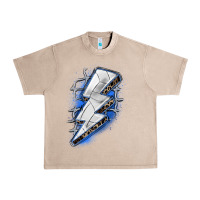 French Oak volleyball lightning bolt Urban Heavy Tee - Zillion Design Studio