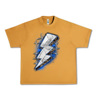 Peanut Butter volleyball lightning bolt Urban Heavy Tee - Zillion Design Studio