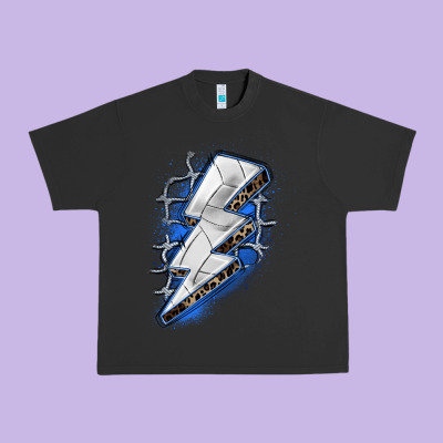 Volleyball Lightning Bolt Urban Heavy Tee Designed By Zillion Design Studio
