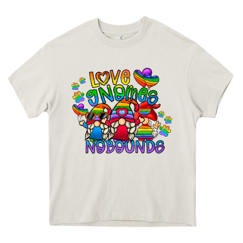 Love Gnome No Bounds Heavy Core Tee by CowhideDigitalArt | Teevron