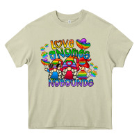 Mossy love gnome no bounds Heavy Core Tee - CowhideDigitalArt
