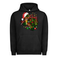Pigment Black Christmas Western Texas Map Urban Hoodie - BundleAndBundleShop